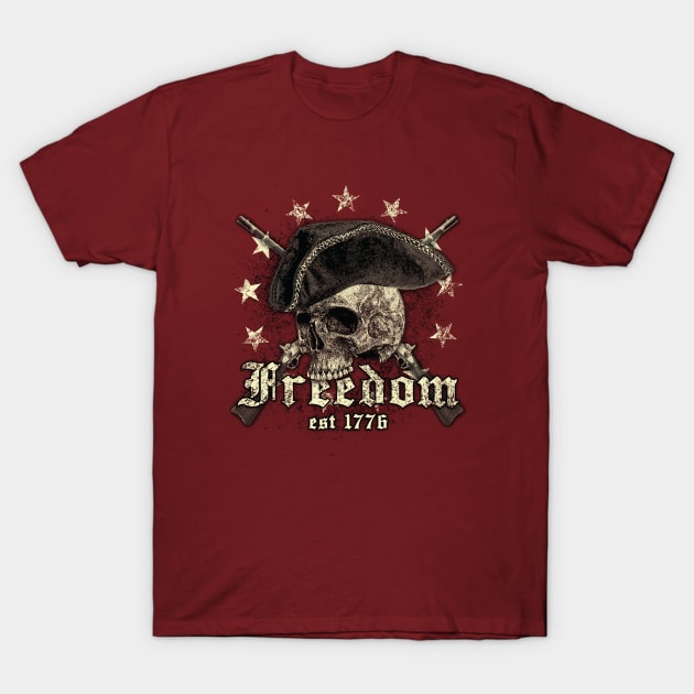 American Revolution 1776 Betsy Ross Flag T-Shirt by 461VeteranClothingCo